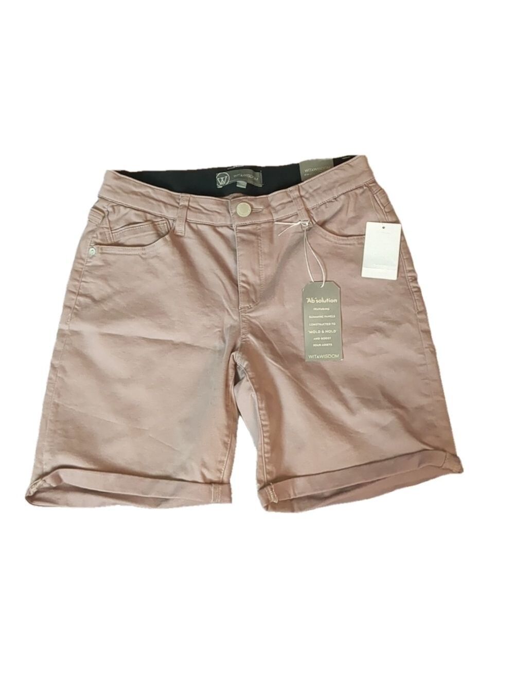 Wit & wisdom smokey twilight cuffed shorts size 4